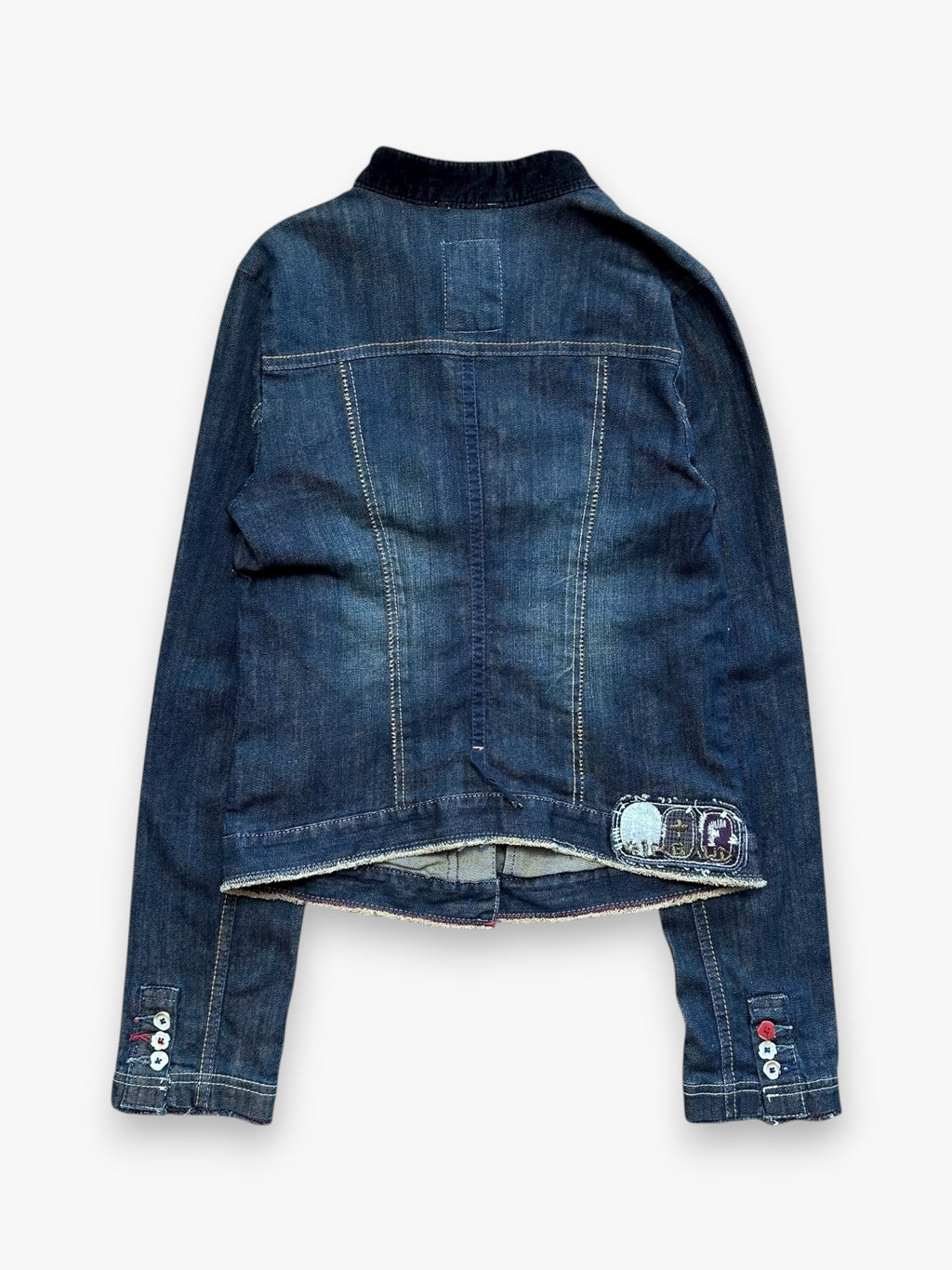 Jacket Marithe + Francois Girbaud Denim Flower