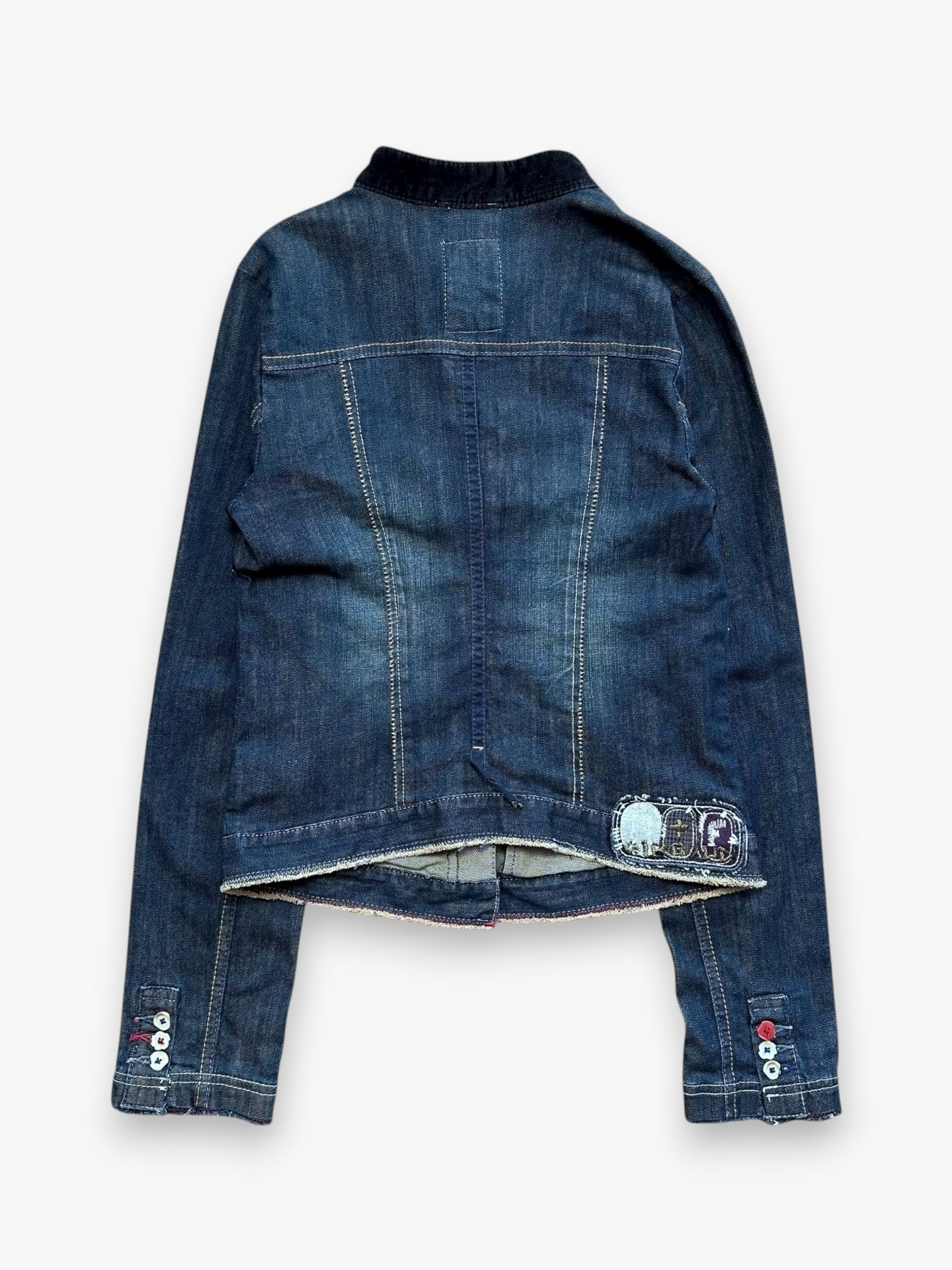 Jacket Marithe + Francois Girbaud Denim Flower