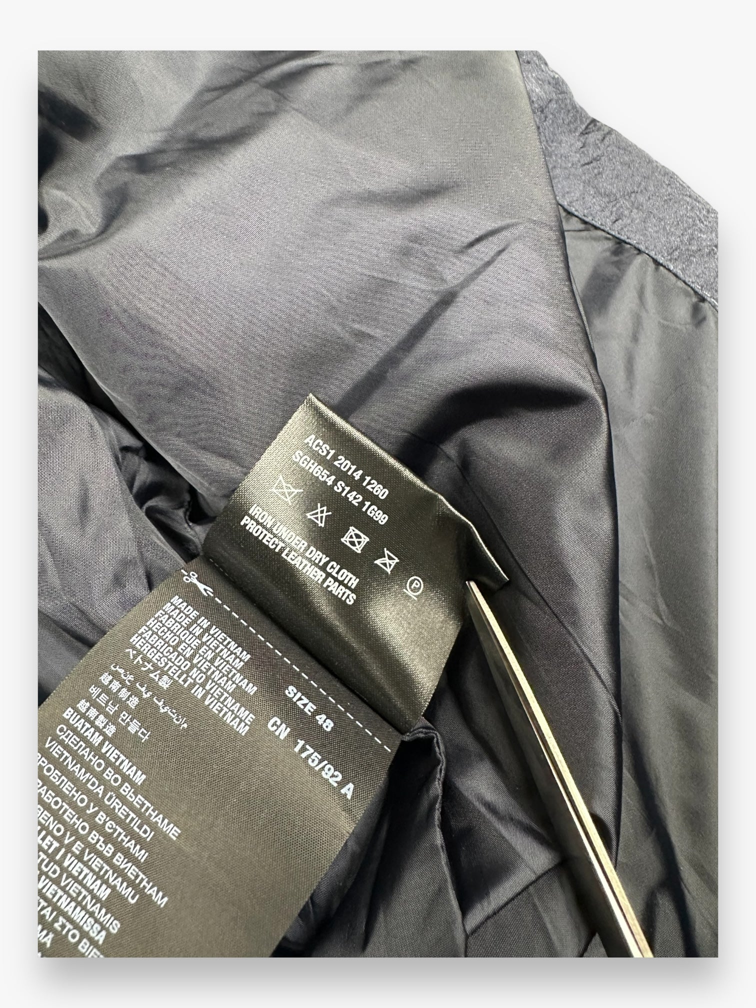 Jacket Prada Nylon Navy AW14