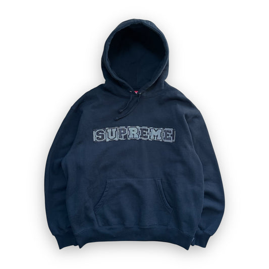 Sweatshirt Hoodie Supreme Beaded Black FW23 (M)