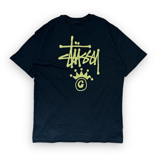 Tee Stussy Crown Black Yellow (M)