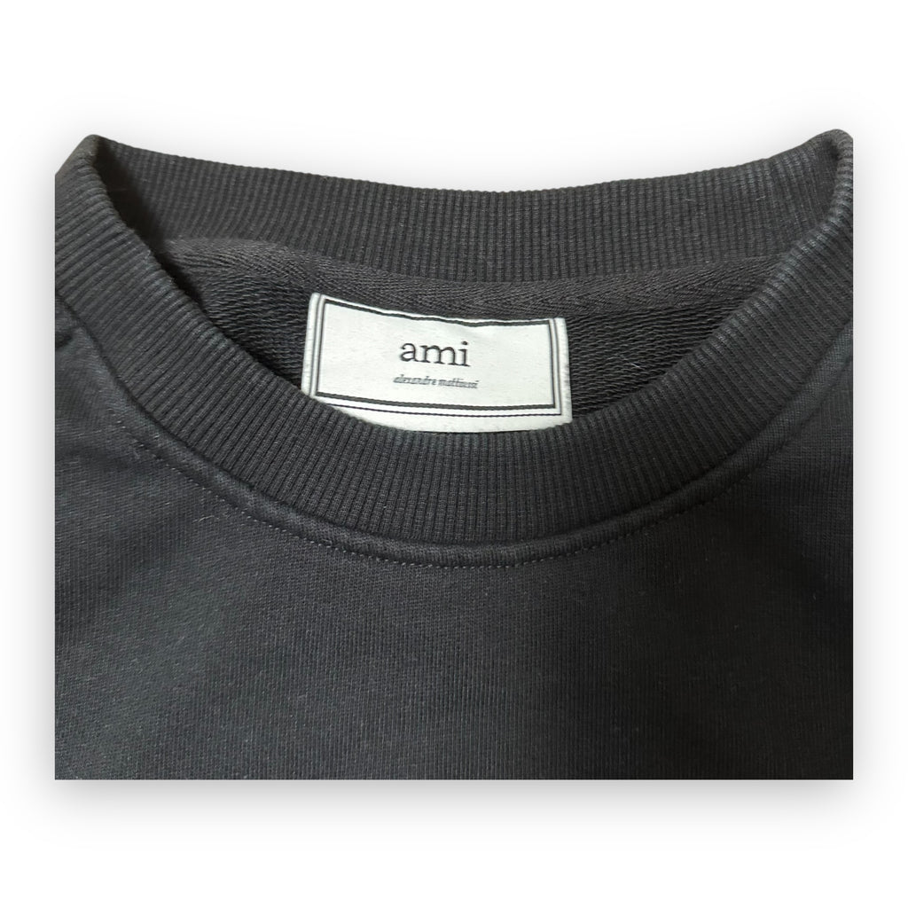 Sweatshirt Crewneck Ami Paris Black