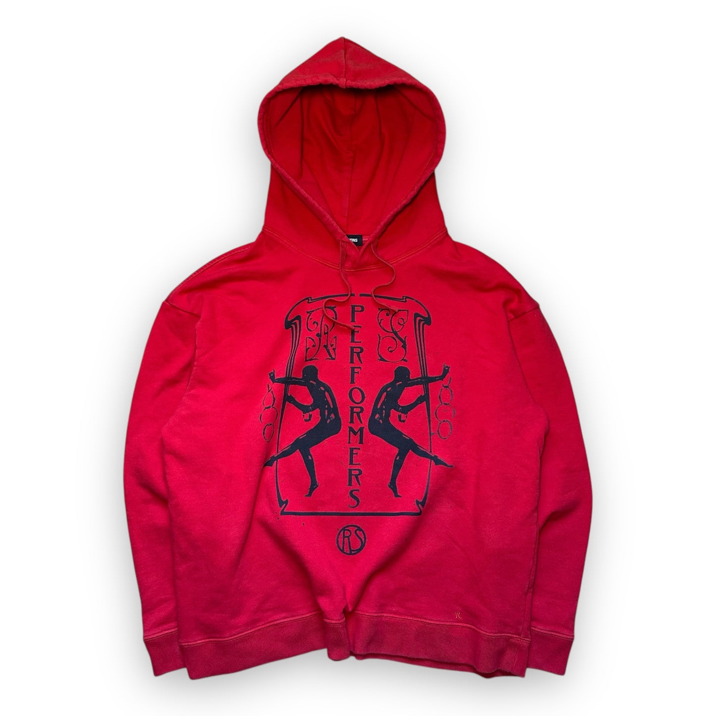 Sweatshirt Hoodie Raf Simons Red Print SS19 (L)