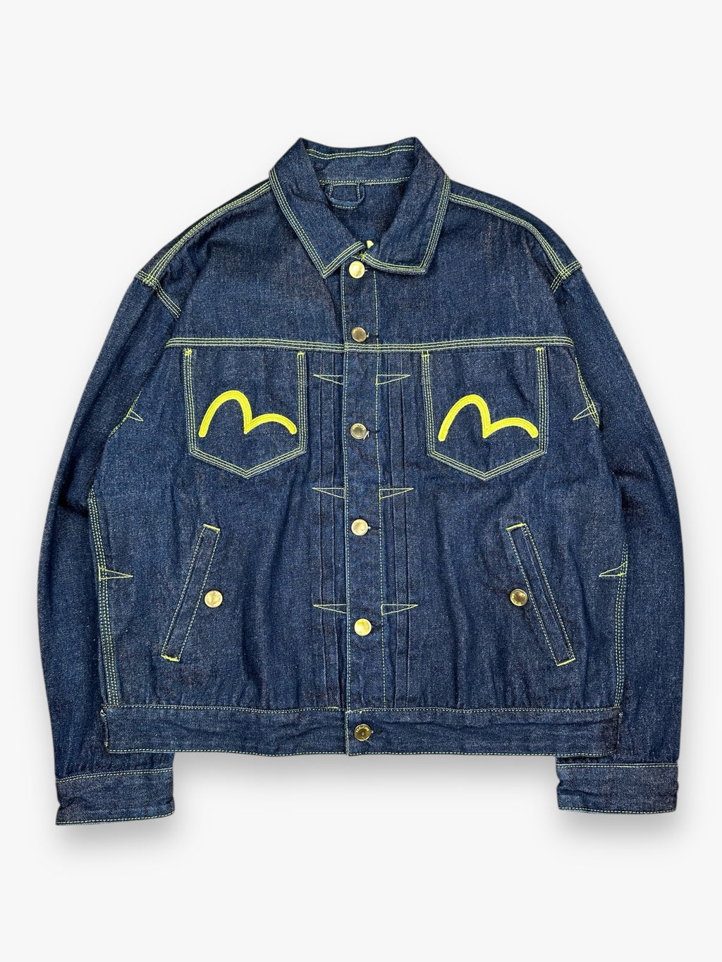 Evisu Denim Jacket Heritage Yellow