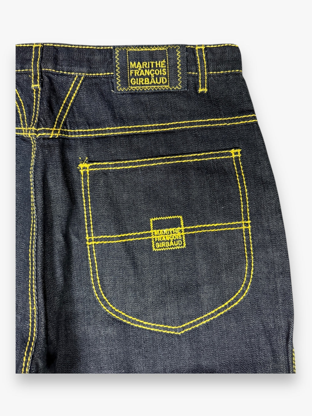 Marithe + Francois Girbaud SAMPLE Jeans Brut Yellow Stitch