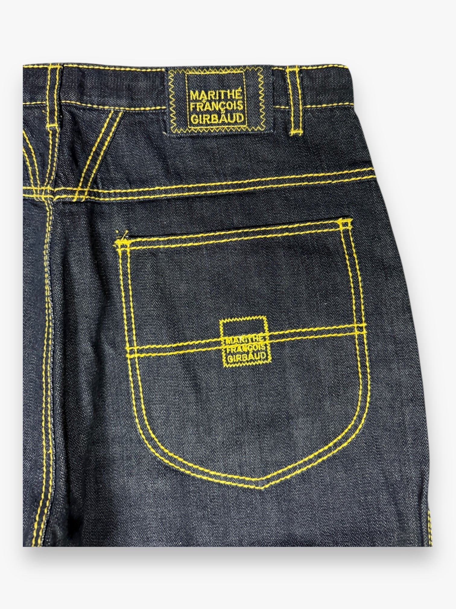 Marithe + Francois Girbaud SAMPLE Jeans Brut Yellow Stitch