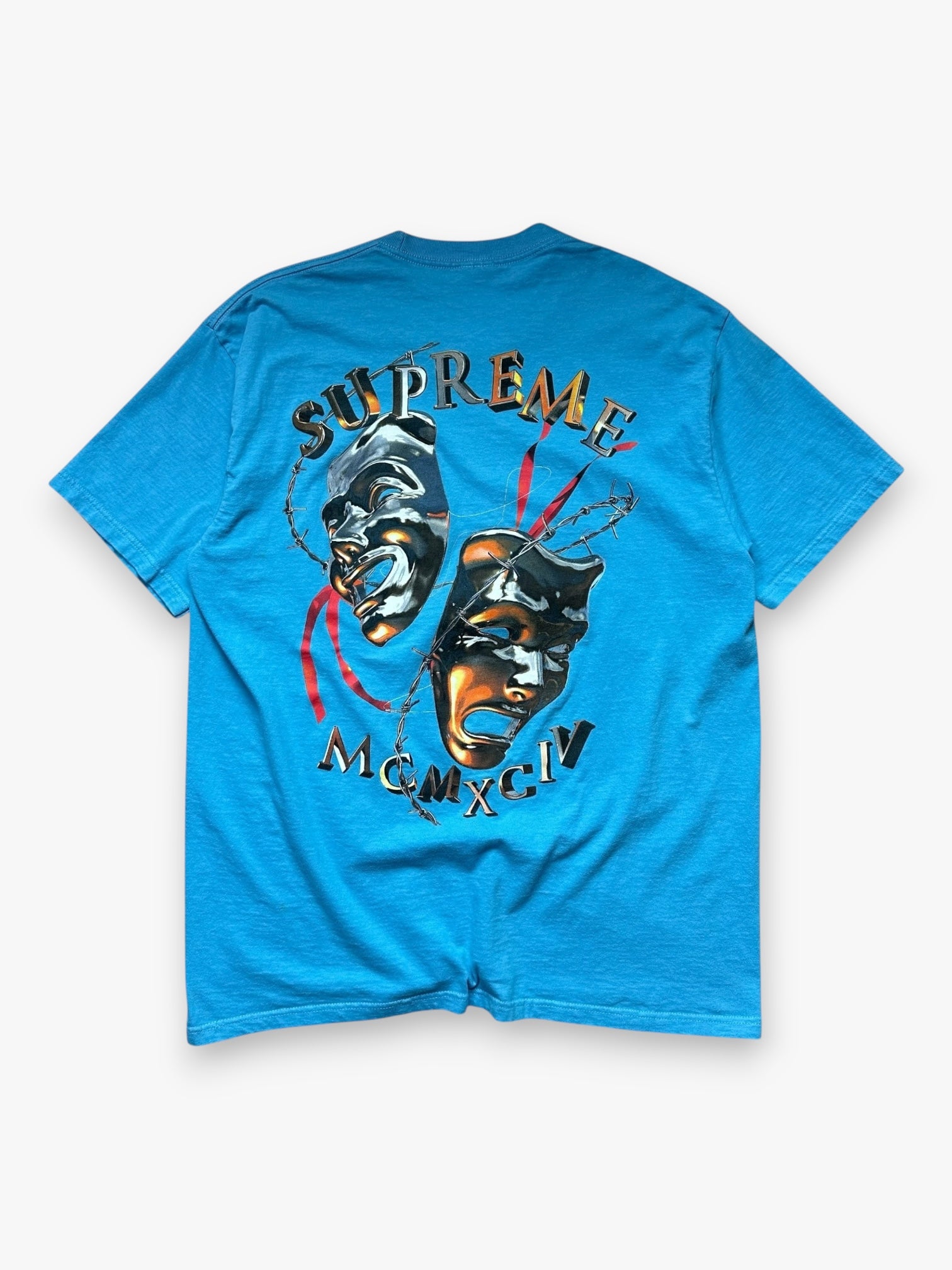 Tee Supreme Laugh Now Blue SS20