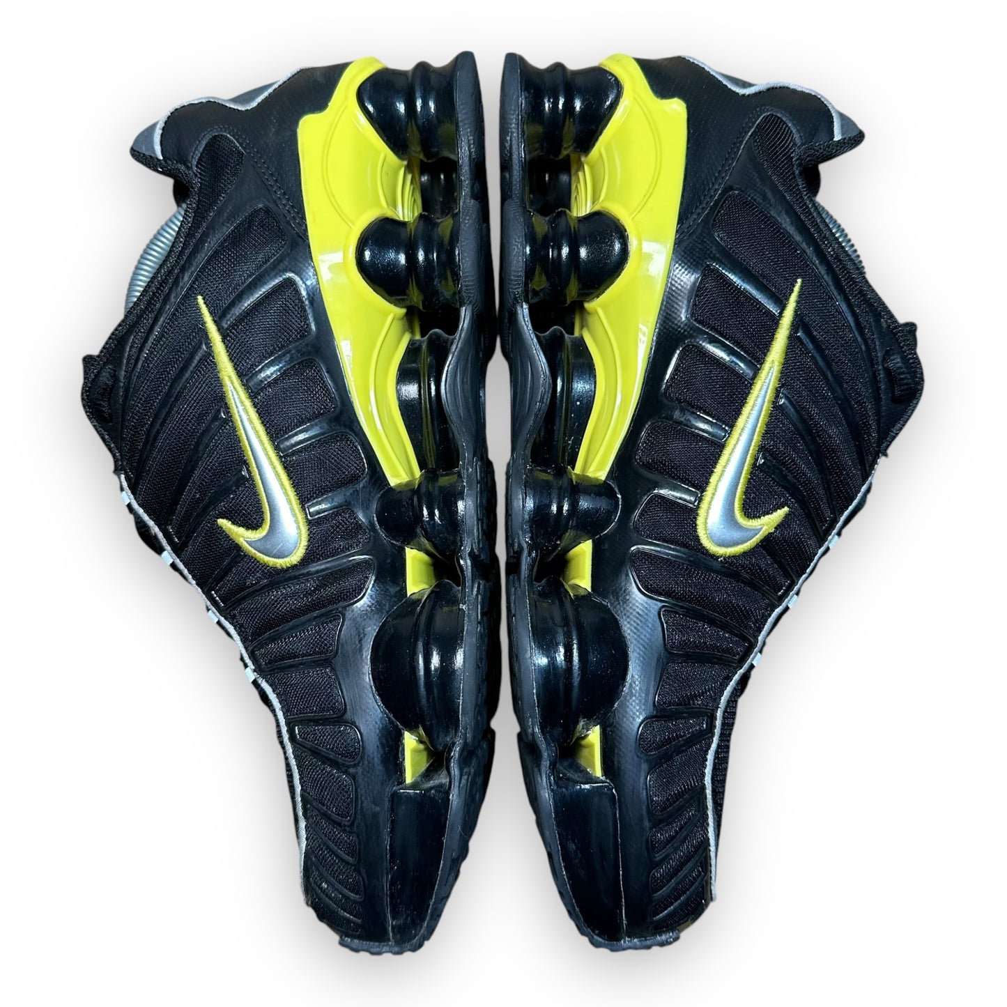 EU44 - US10 - UK9 • Shox TL Black Dynamic Yellow