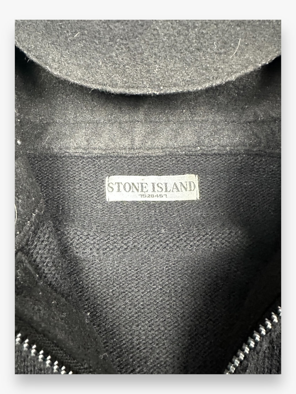Stone Island Hooded Wool Knit Zip Up AW09