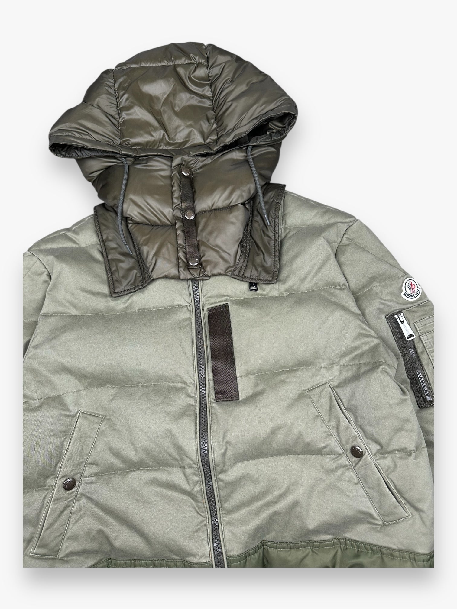 Moncler Rare Puffer Jacket MA-1 Japan Limited Edition Khaki