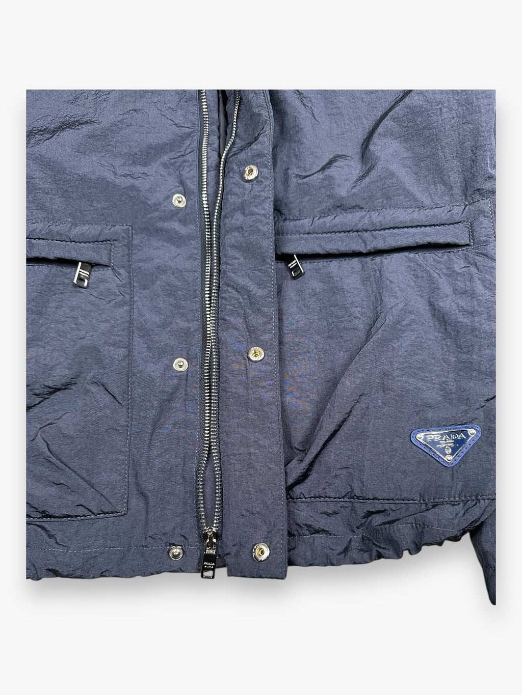 Jacket Prada Nylon Navy AW14