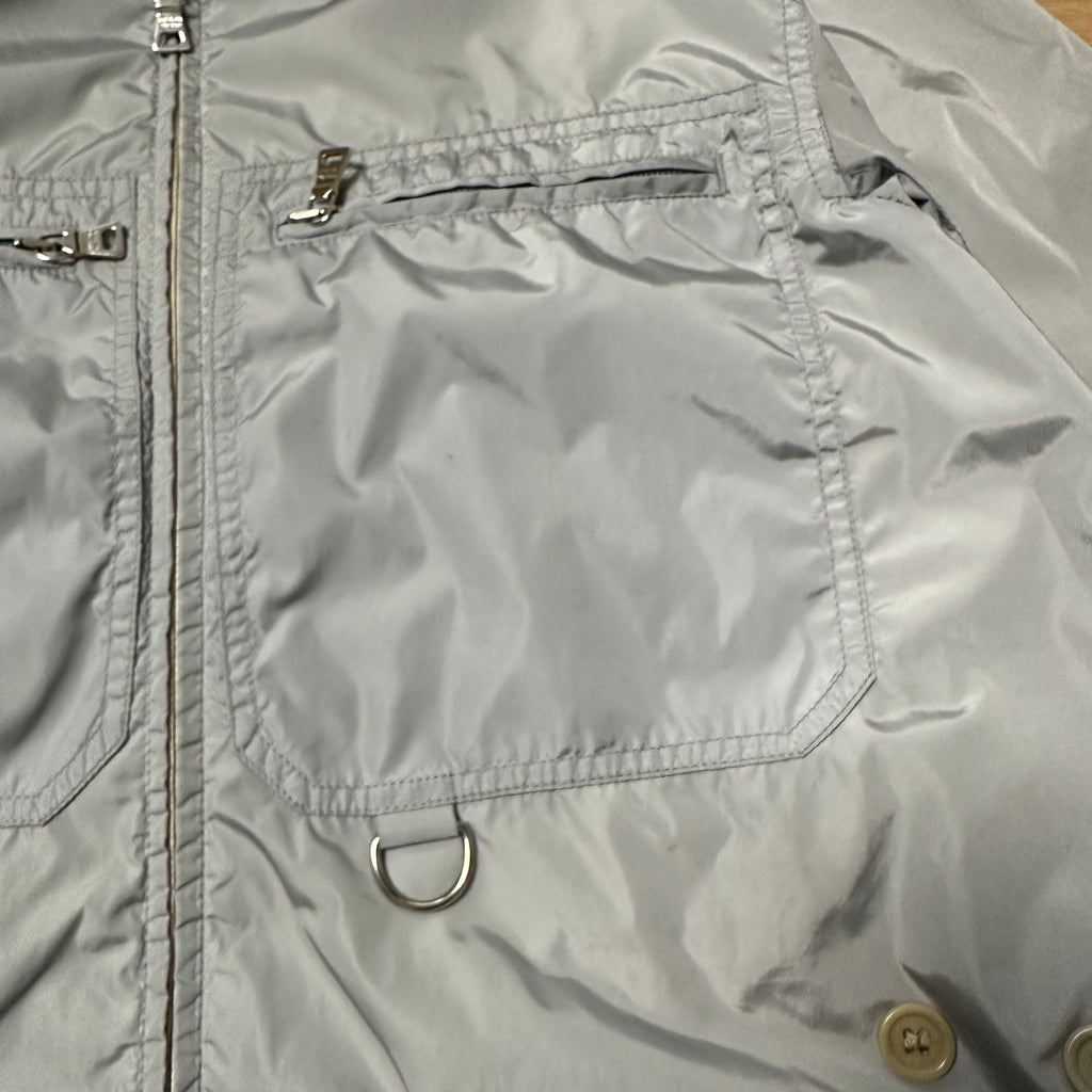 Jacket Prada Sport Reversible Nylon Cream Blue