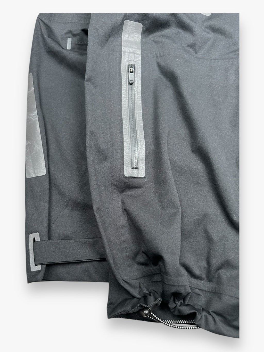 Y-3 Multi Pocket Reflective Rain Parka Jacket Black