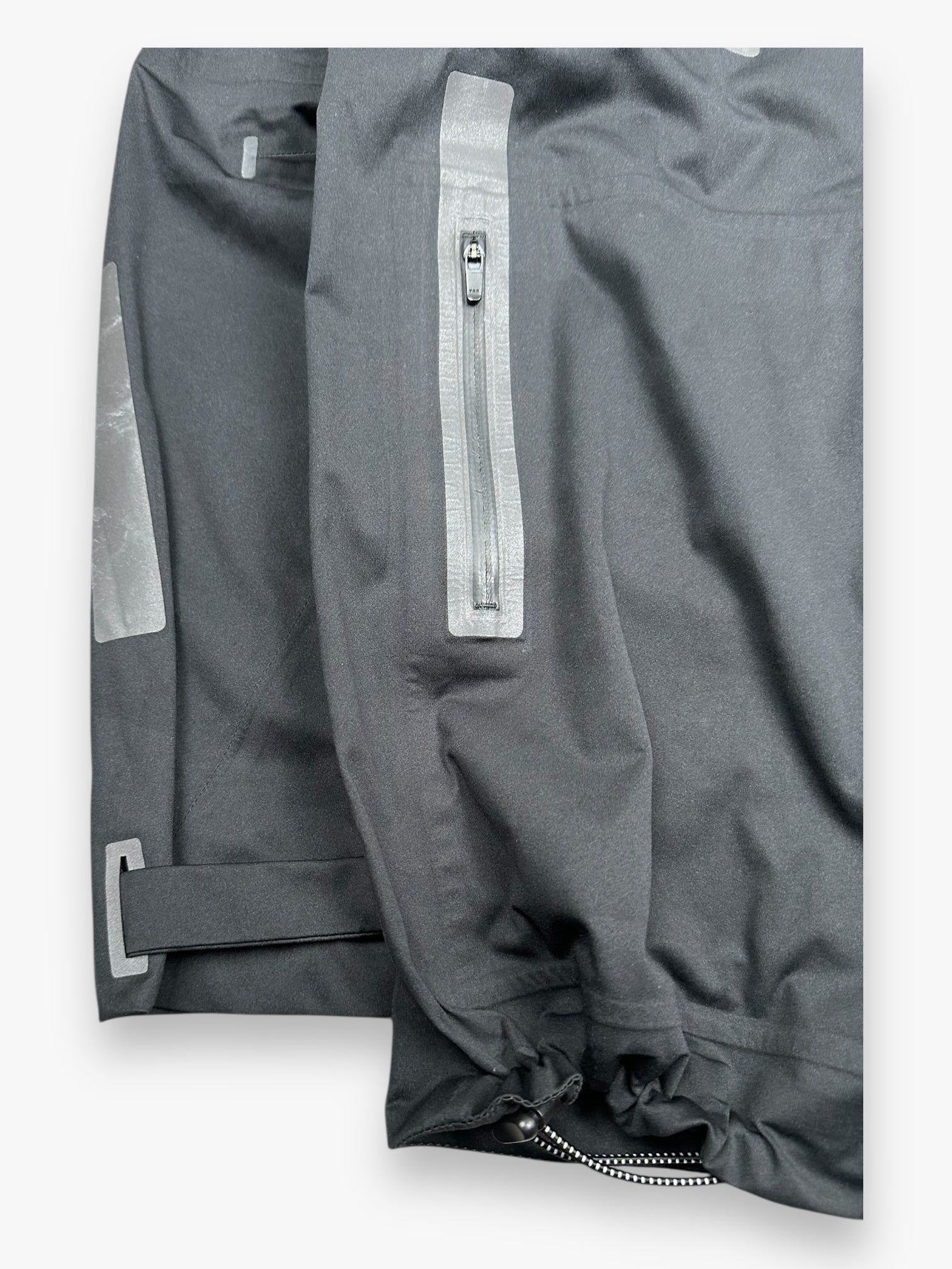 Y-3 Multi Pocket Reflective Rain Parka Jacket Black