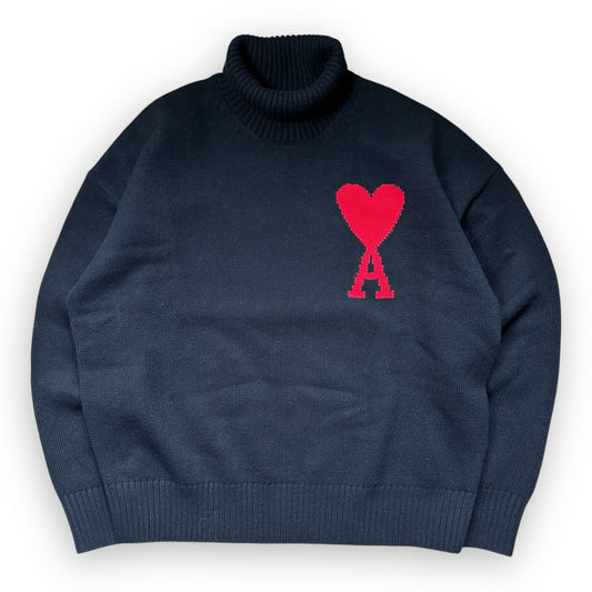 Sweater Ami Paris Pullover Black (L)