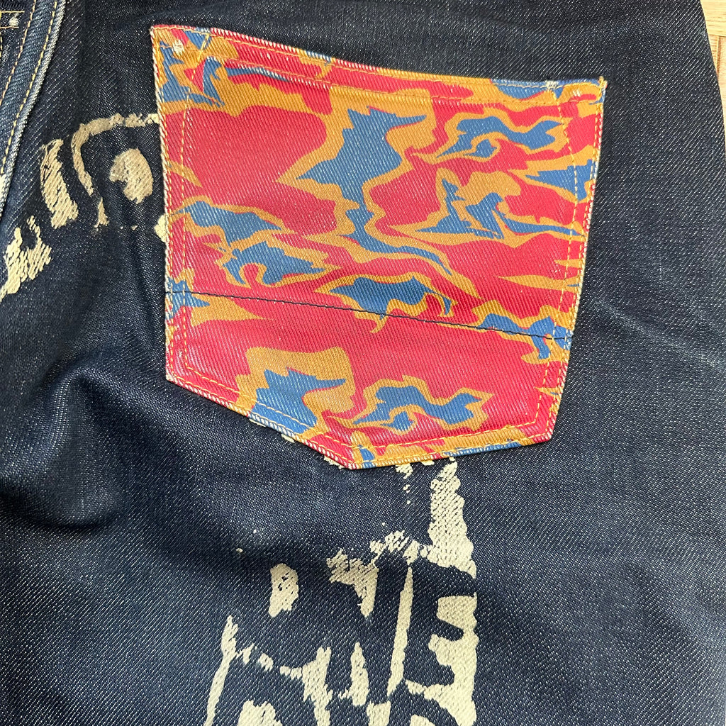 Jeans Evisu Daicock Lot 2000 Multicolor