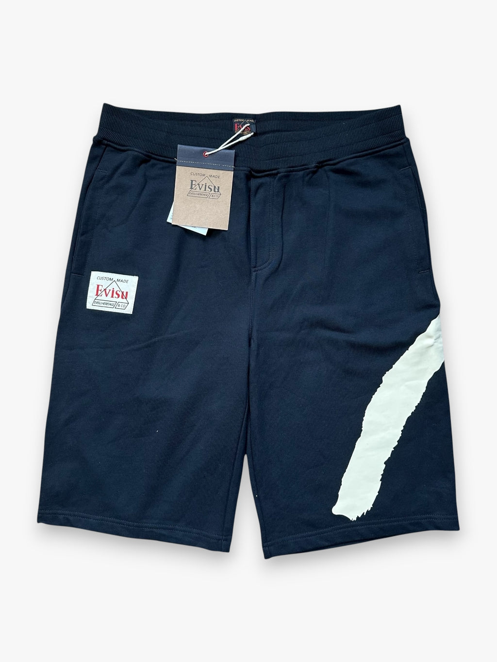 Short Evisu Daicock White Embroidery