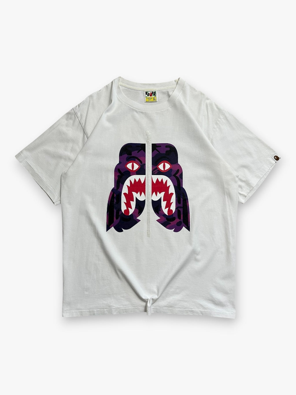 Tee BAPE Color Camo Tiger White/Purple SS19