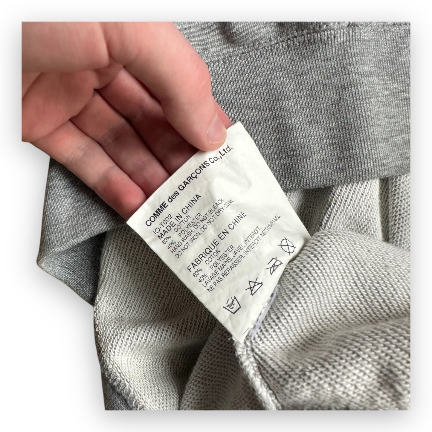 Sweatshirt Crewneck CDG Grey (S)