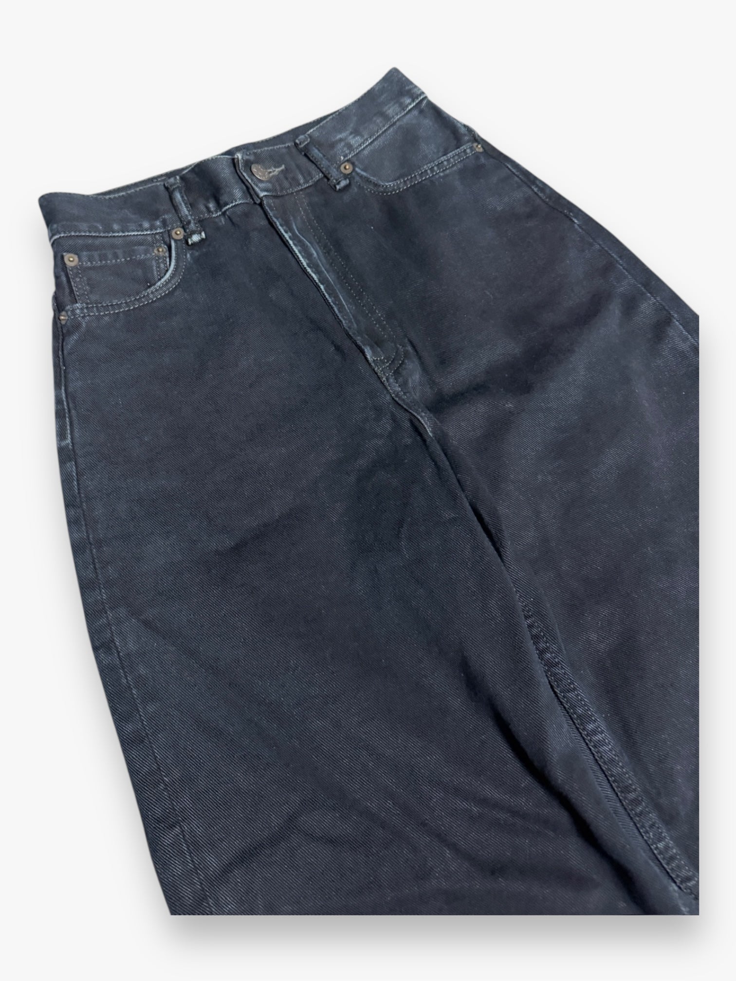 Acne Studios 1993 Black Ocean Wide-Leg Jeans – baapti.store