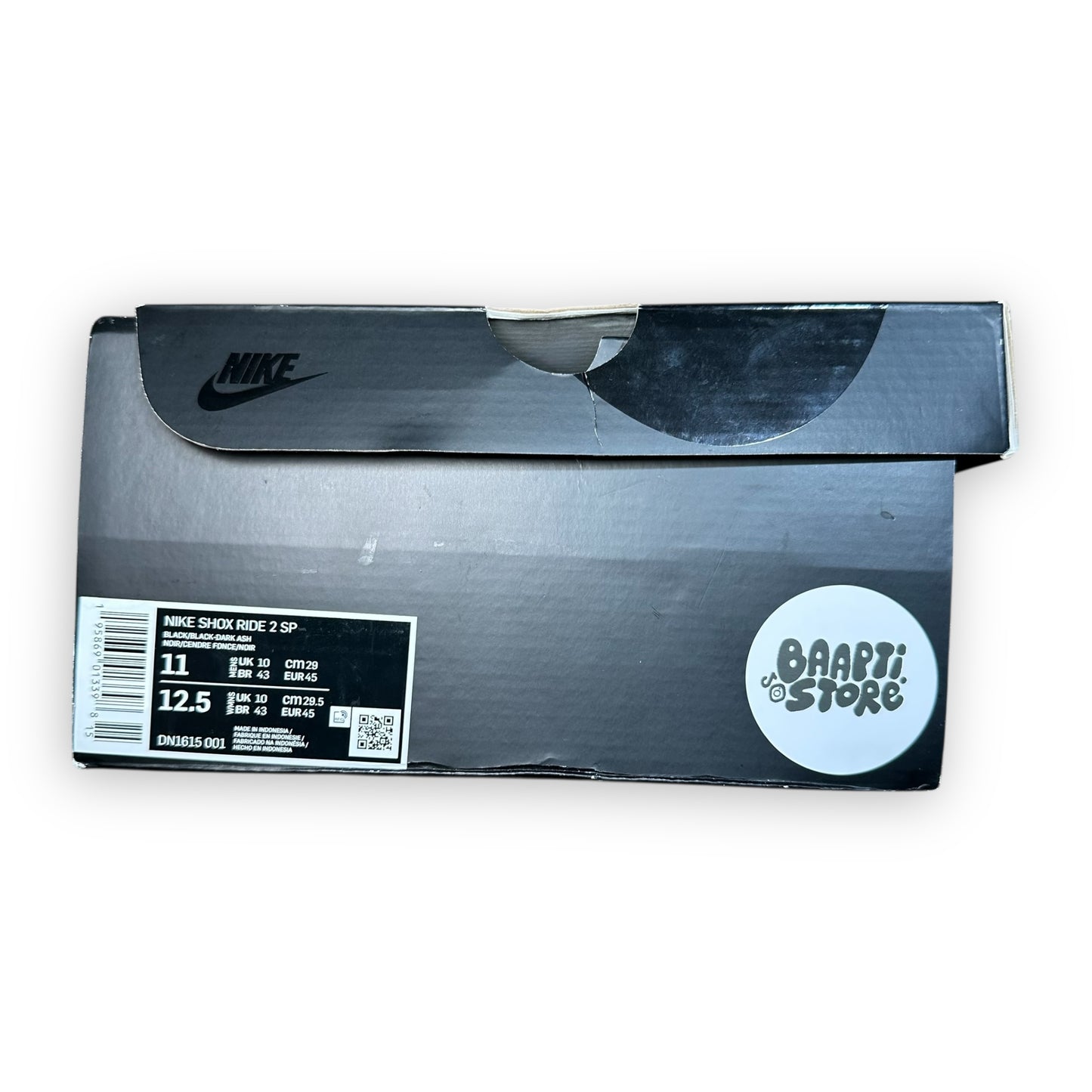 EU45 - US11 - UK10 • Shox Ride 2 Supreme Black