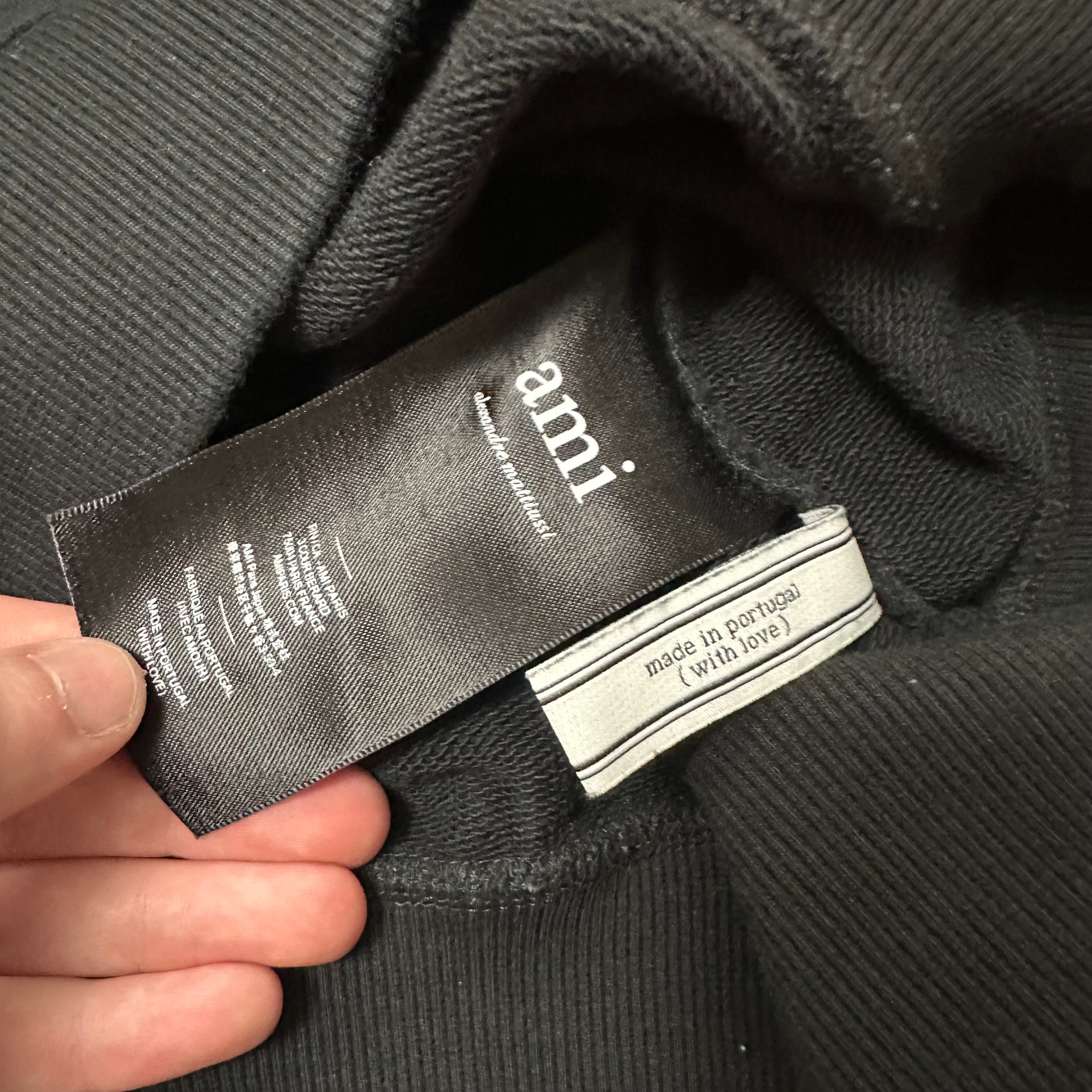 Sweatshirt Crewneck Ami Paris Black