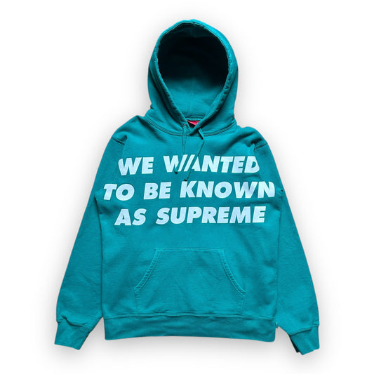 Sweatshirt Hoodie Supreme Know As Dark Aqua SS20 (M)