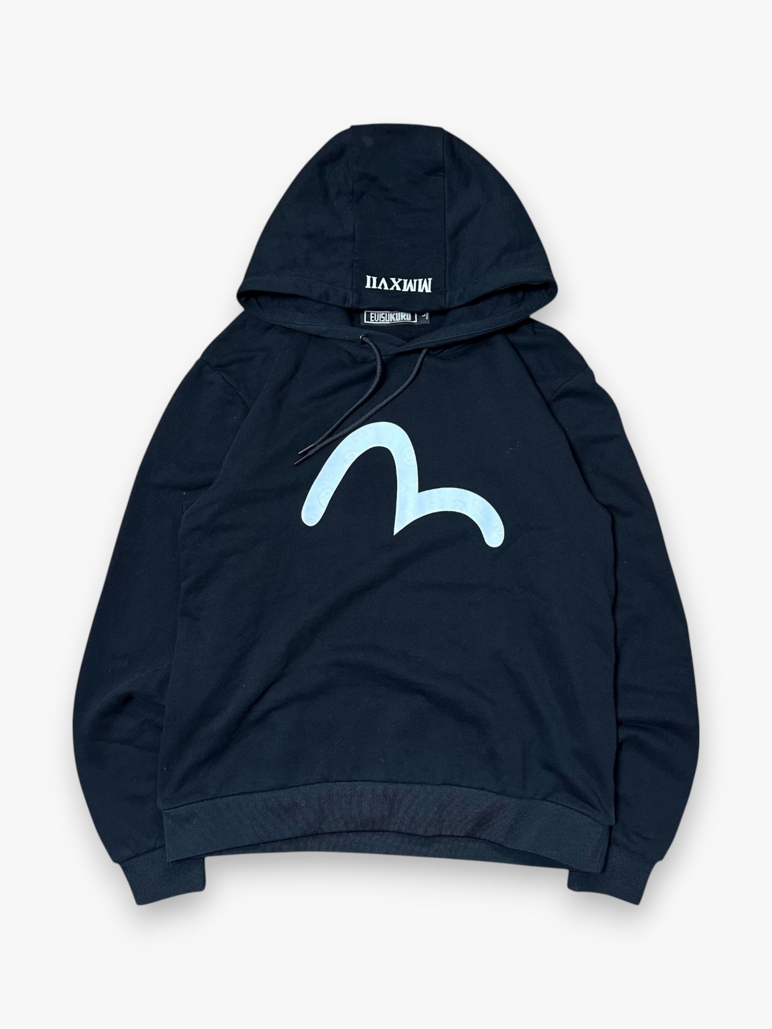 Sweatshirt Hoodie Evisu Seagull MMXVII Black