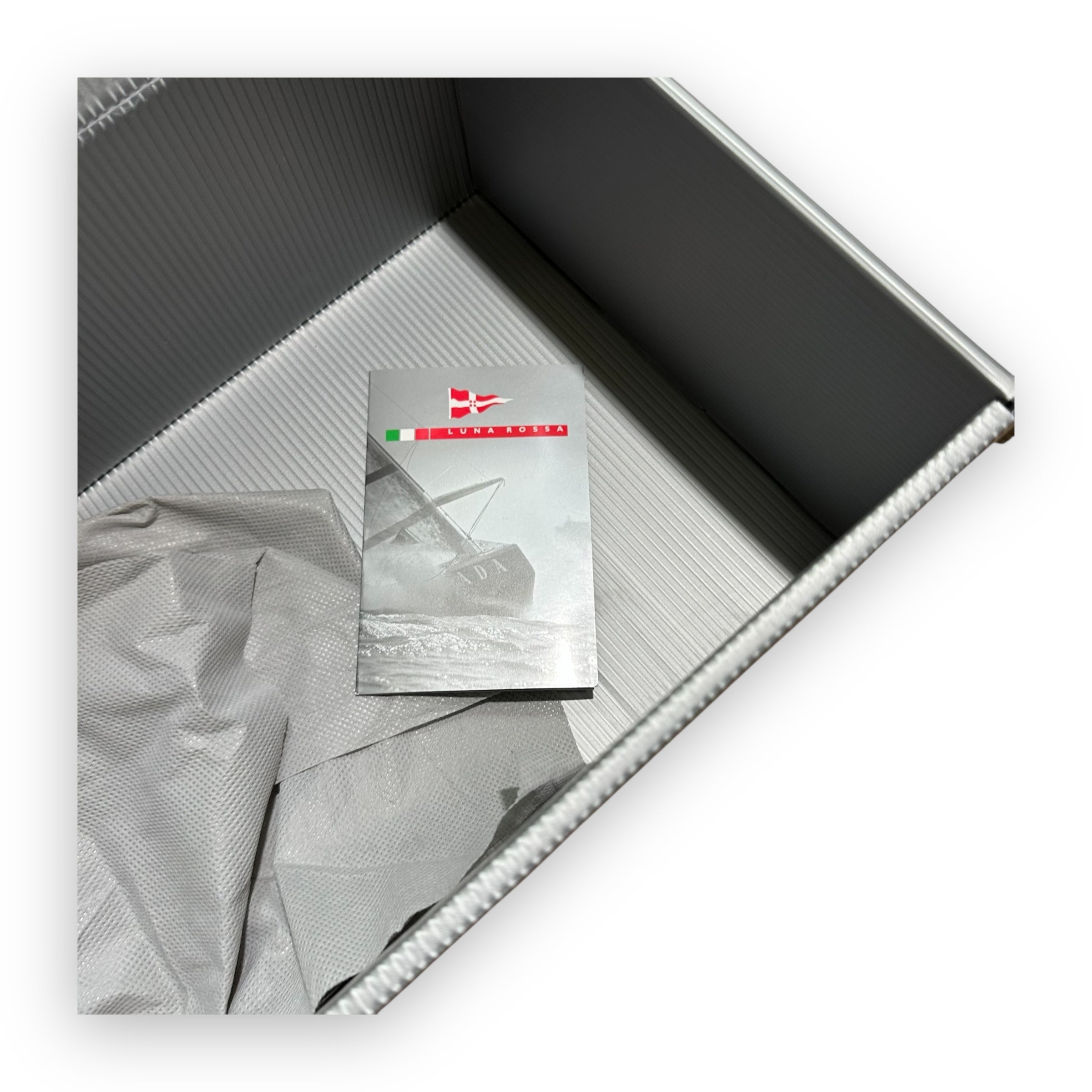 Prada Luna Rossa White Brown vintage