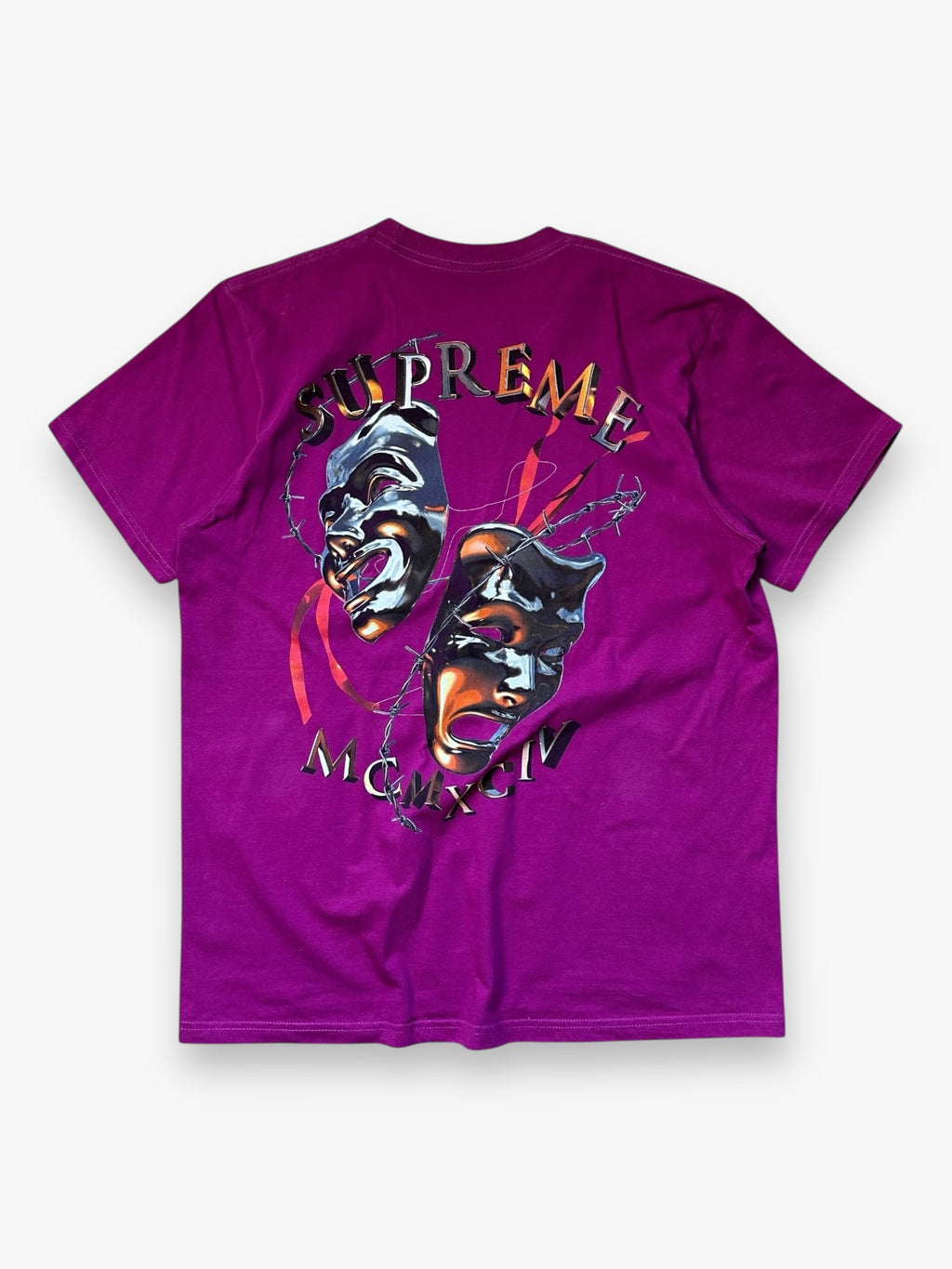 Tee Supreme Laugh Now Magenta SS20