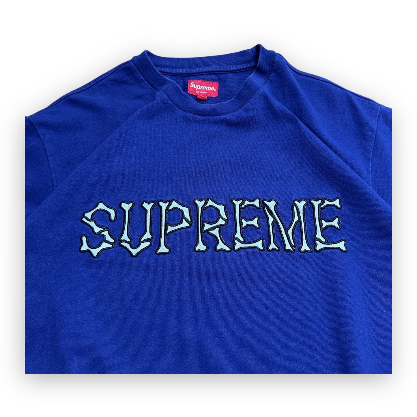 Tee Supreme Bones Dark Royal FW22 (L)