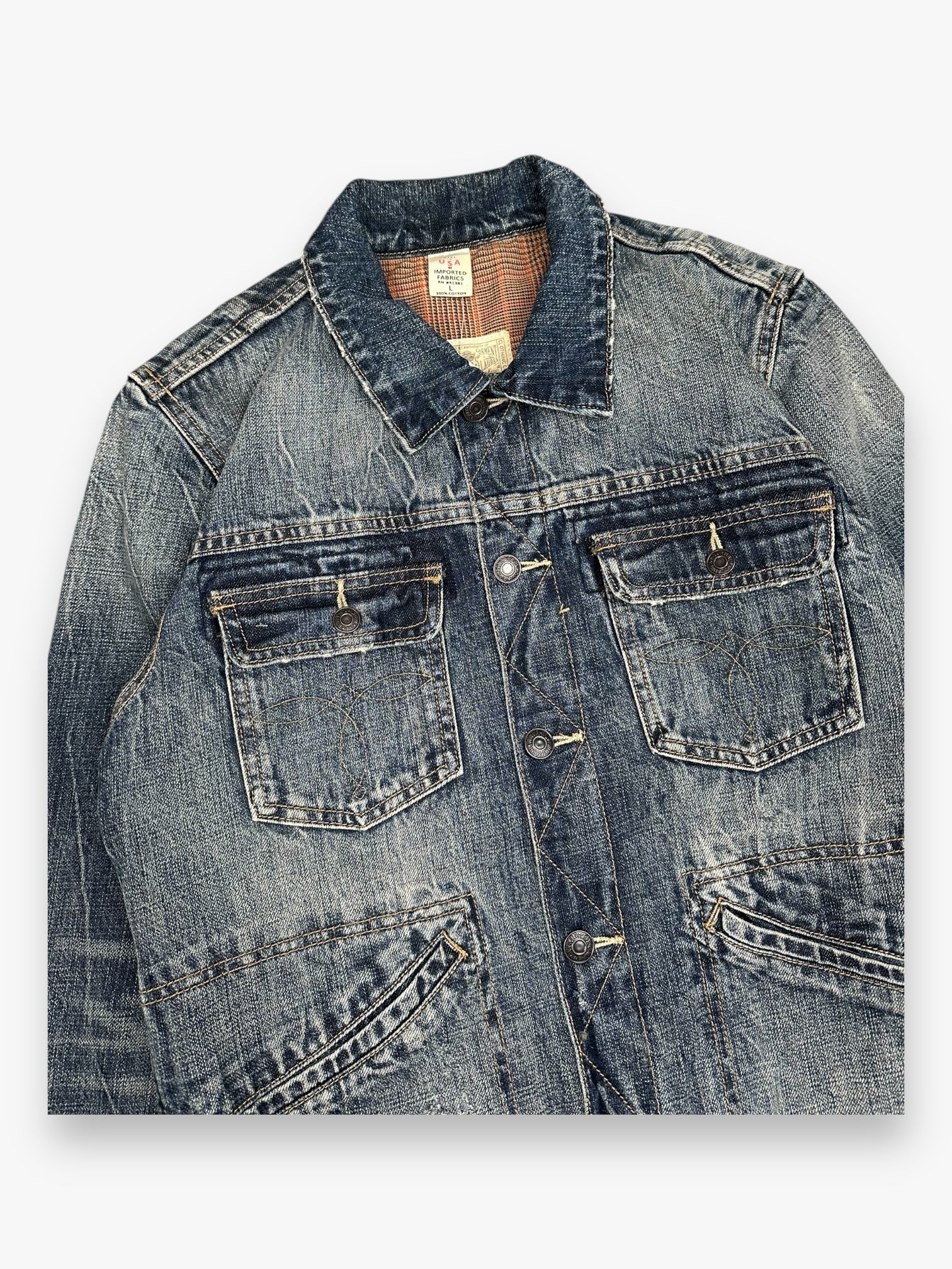 Ralph Lauren Faded Denim Jacket vintage