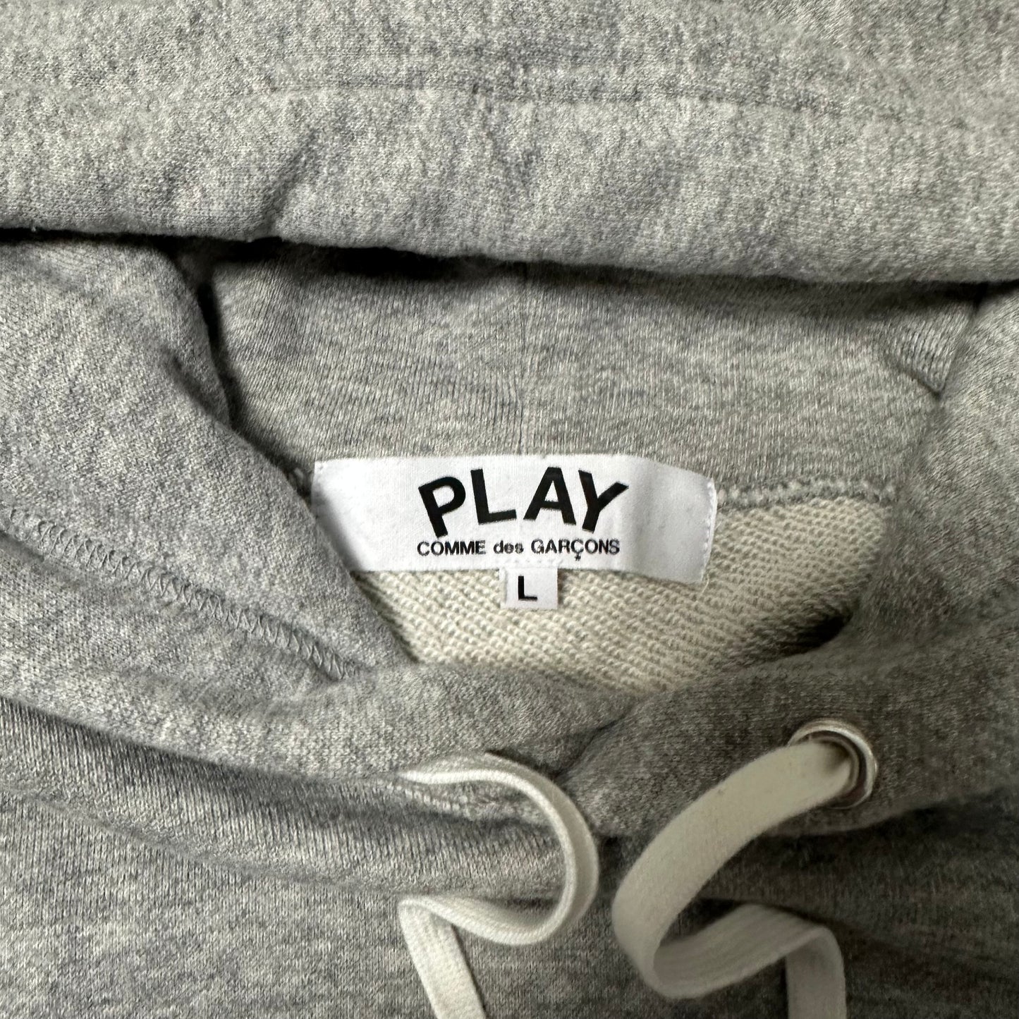 Sweatshirt Hoodie CDG Play Grey (S)