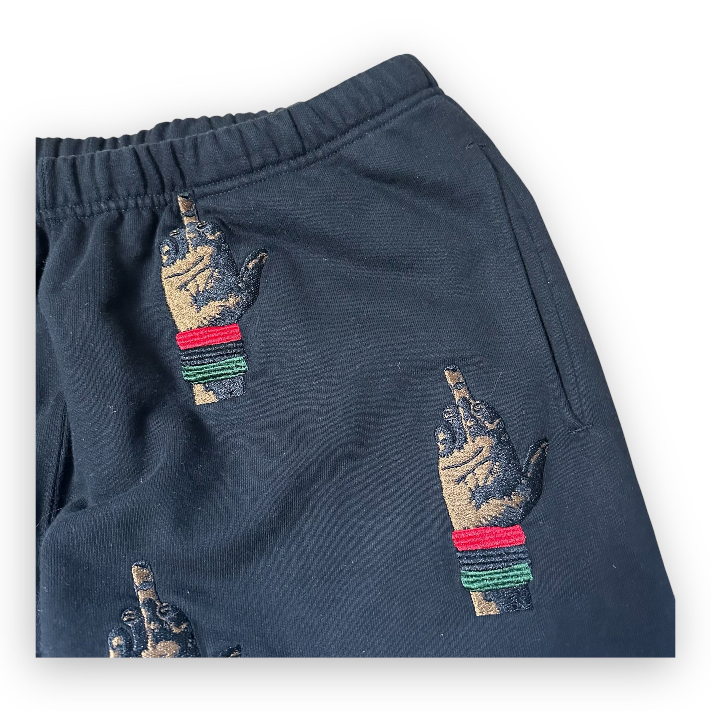 Sweatpant Supreme dead prez RBG Embroidered Black FW19