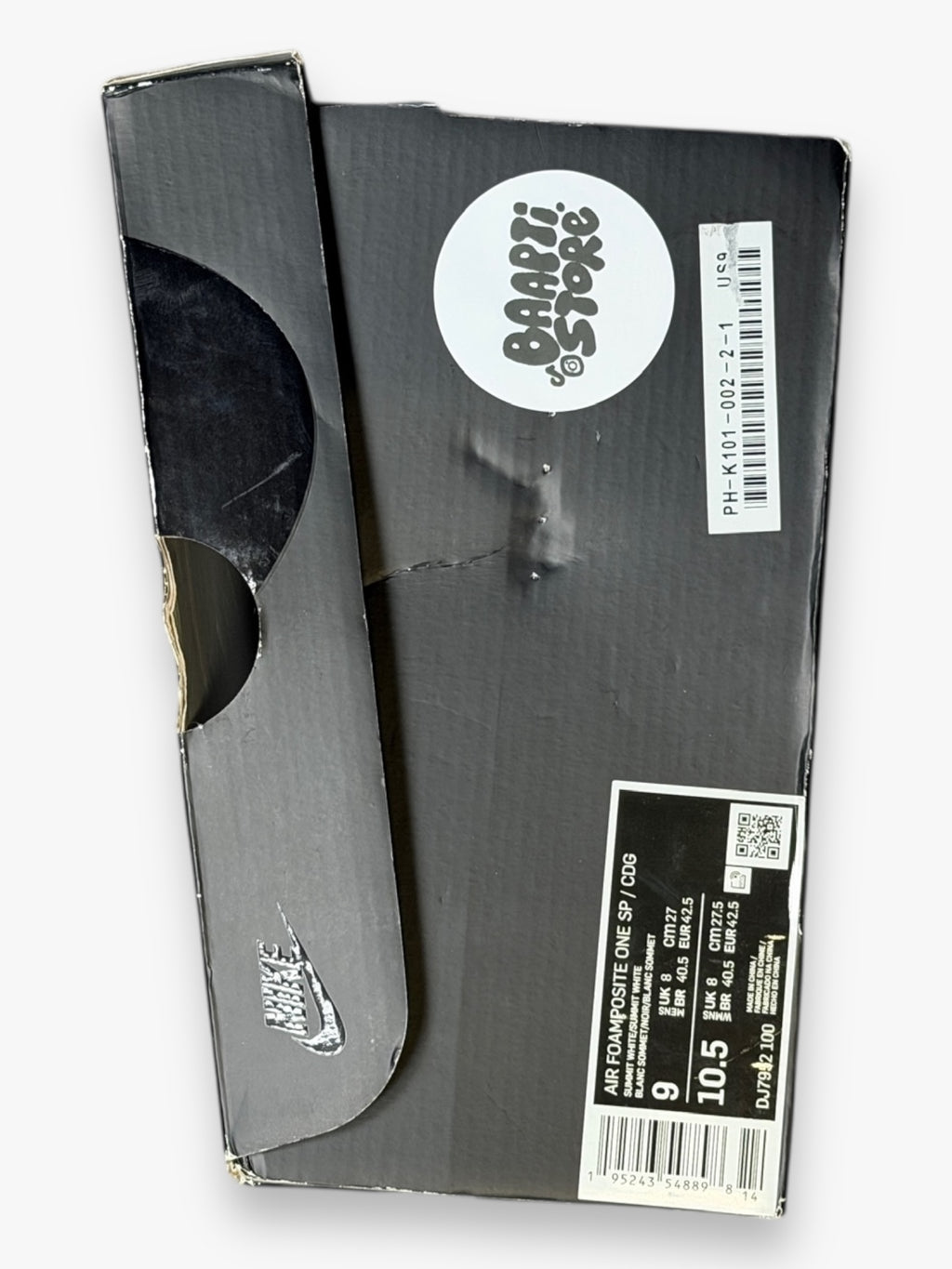 Air Foamposite One Comme des Garcons White