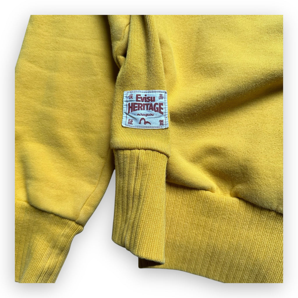 Evisu Yellow Crewneck Sweatshirt