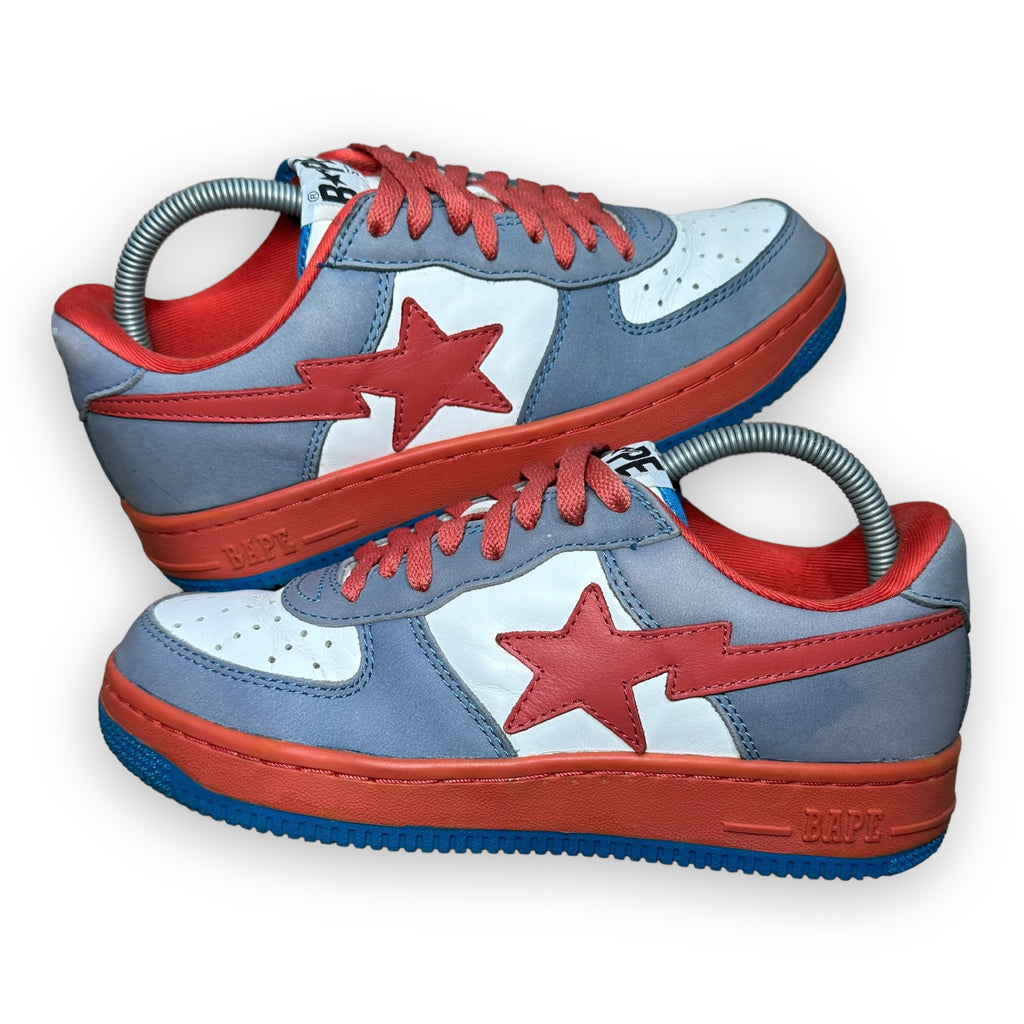 Bape Sta Low Blue Red