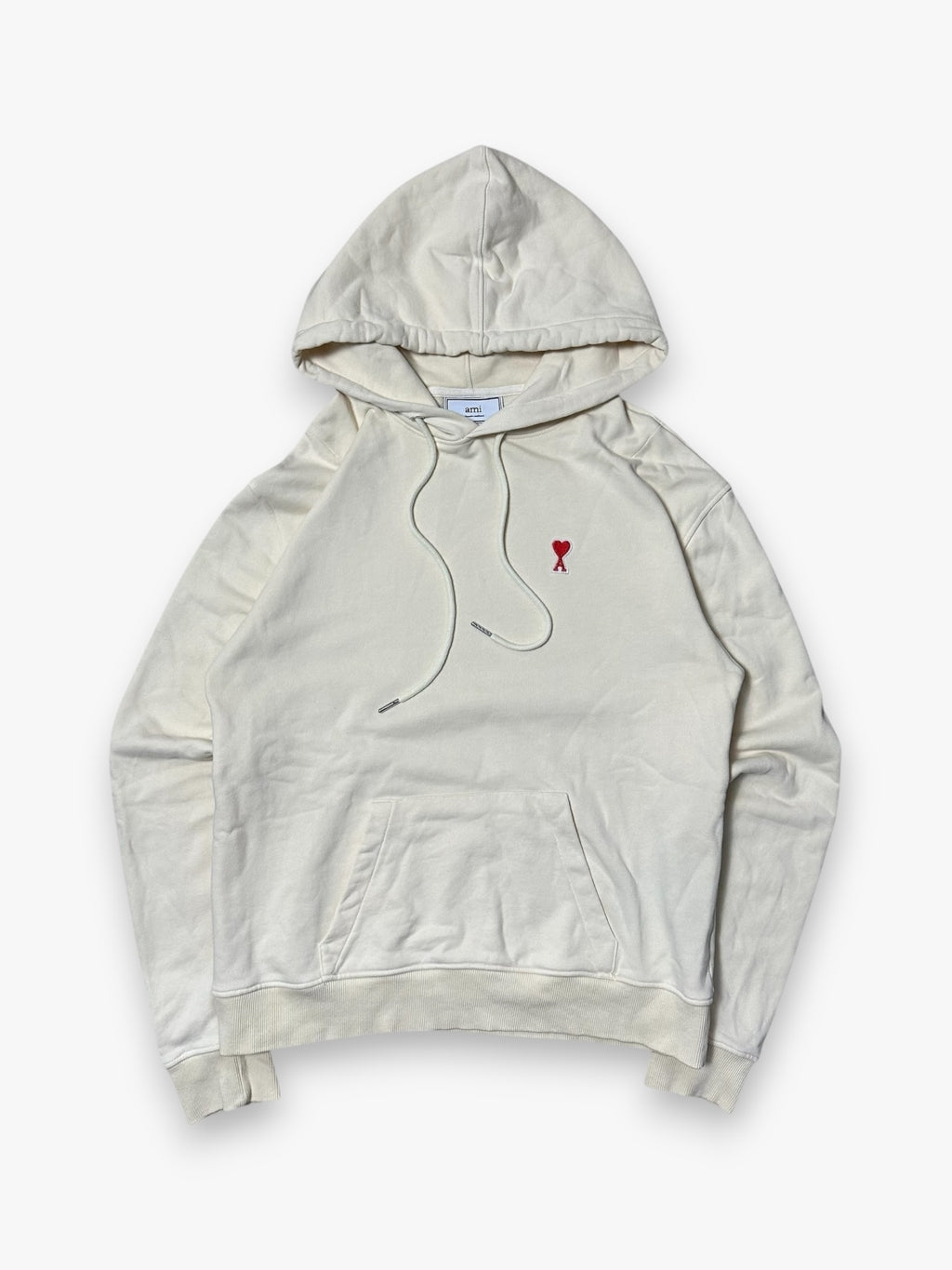 Sweatshirt Hoodie Ami Paris Vintage Beige