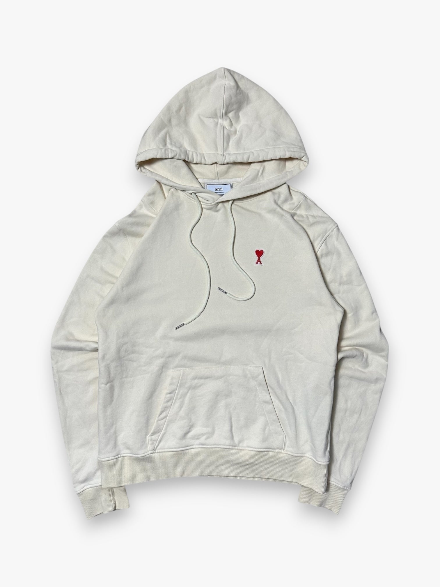 Sweatshirt Hoodie Ami Paris Vintage Beige