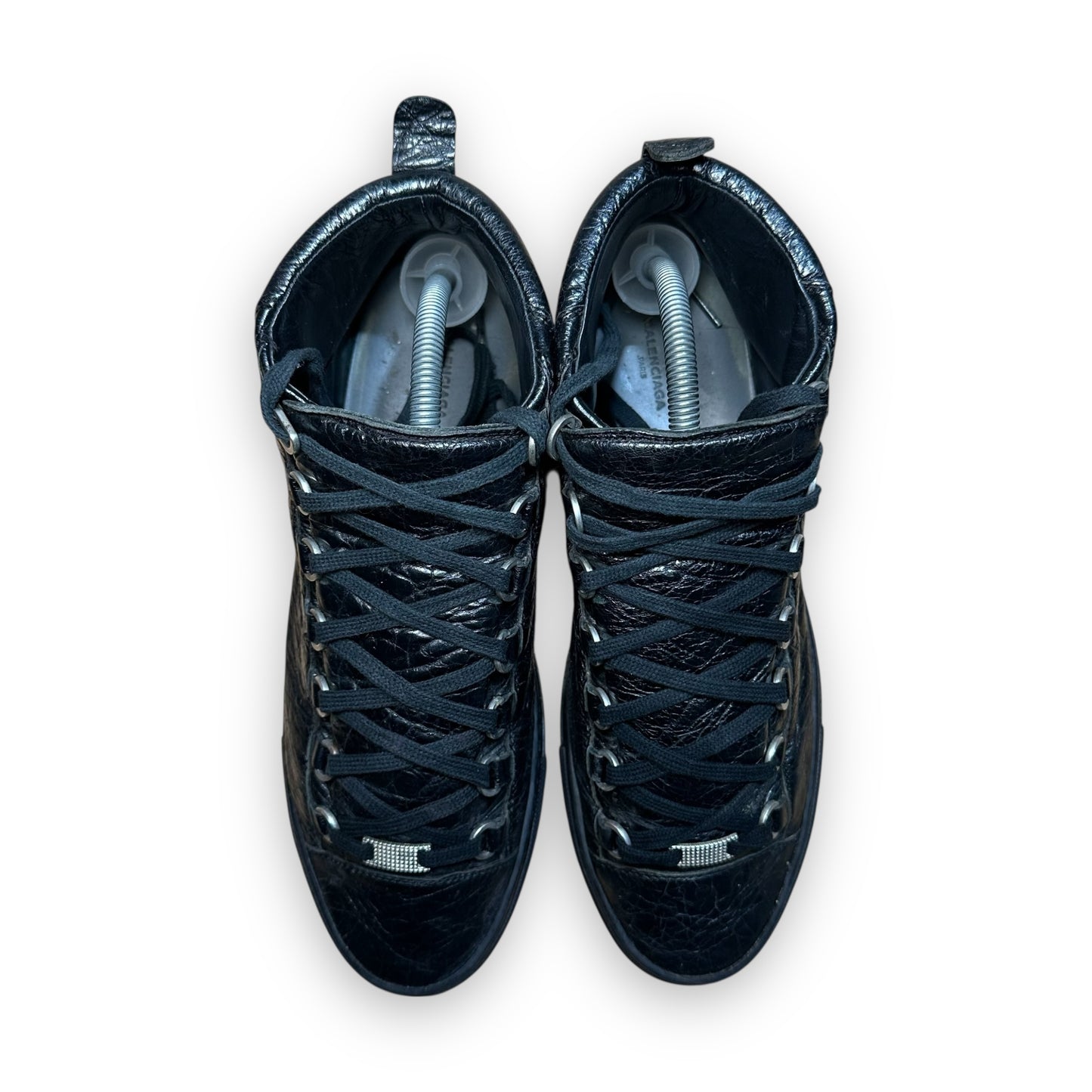 EU43 - US9.5 - UK8.5 • Balanciaga Arena High Leather Black