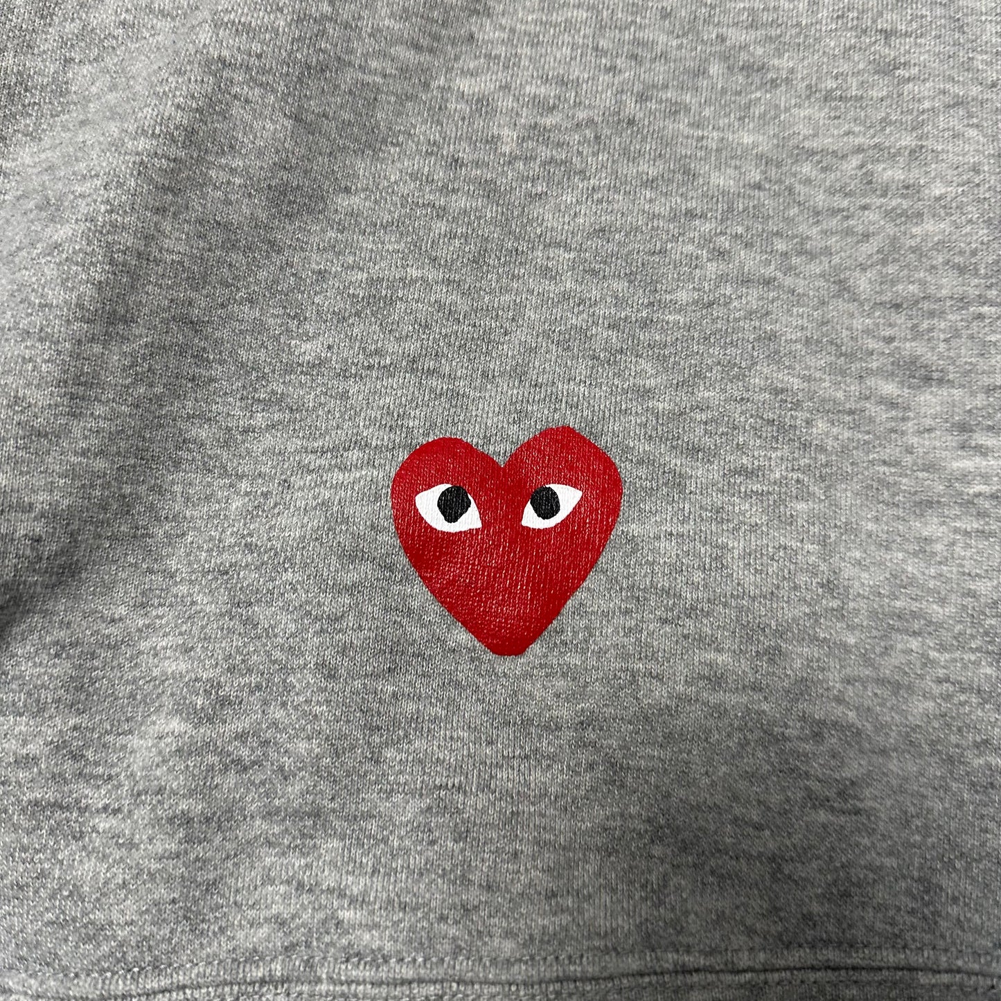 Sweatshirt Hoodie CDG Play Grey (S)