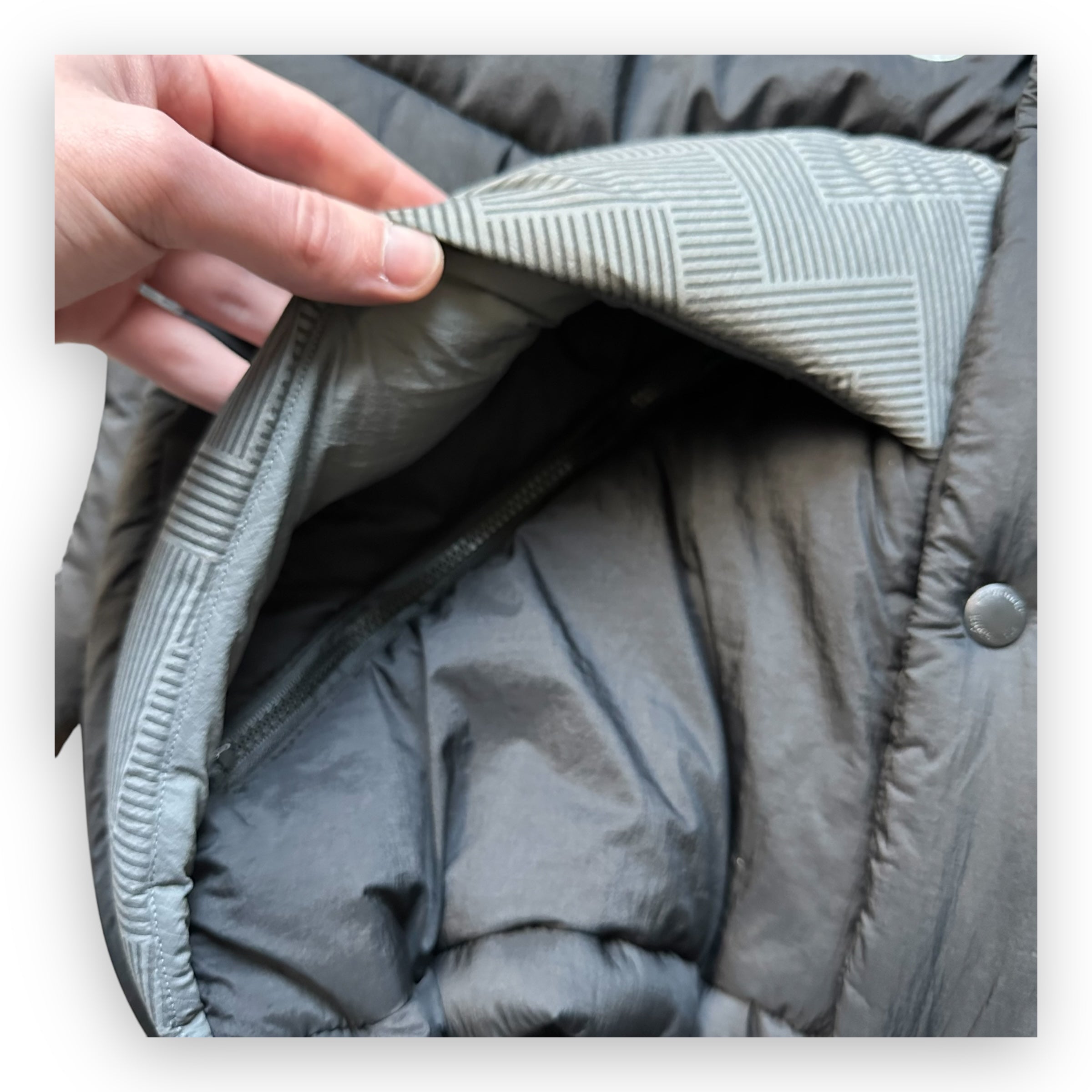 Puffer Jacket And Wander Primaloft Ripstop Black Grey