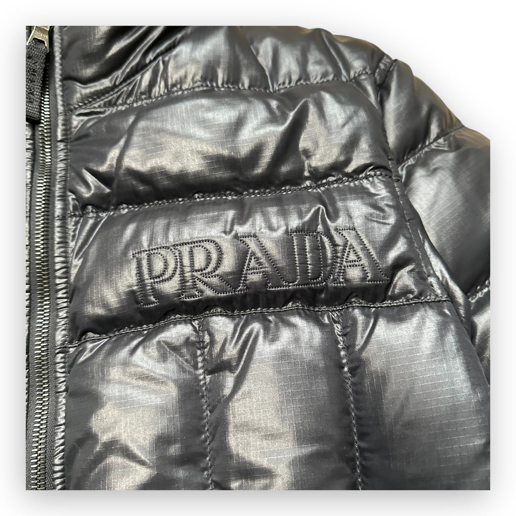 Puffer Jacket Prada Sport Black AW07