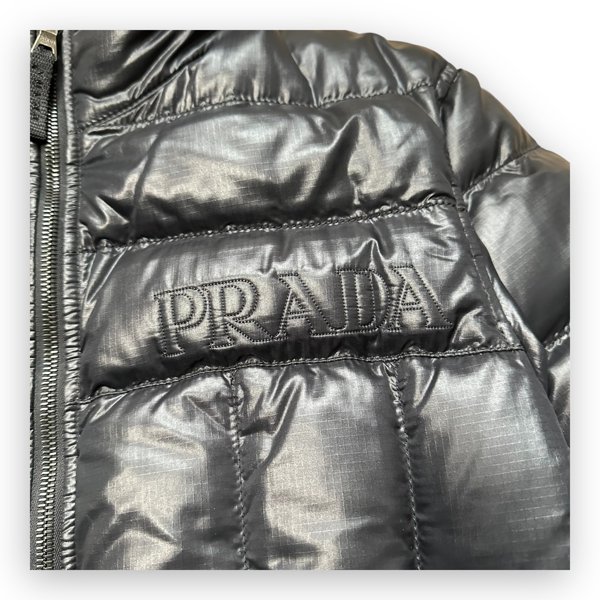 Puffer Jacket Prada Sport Black AW07