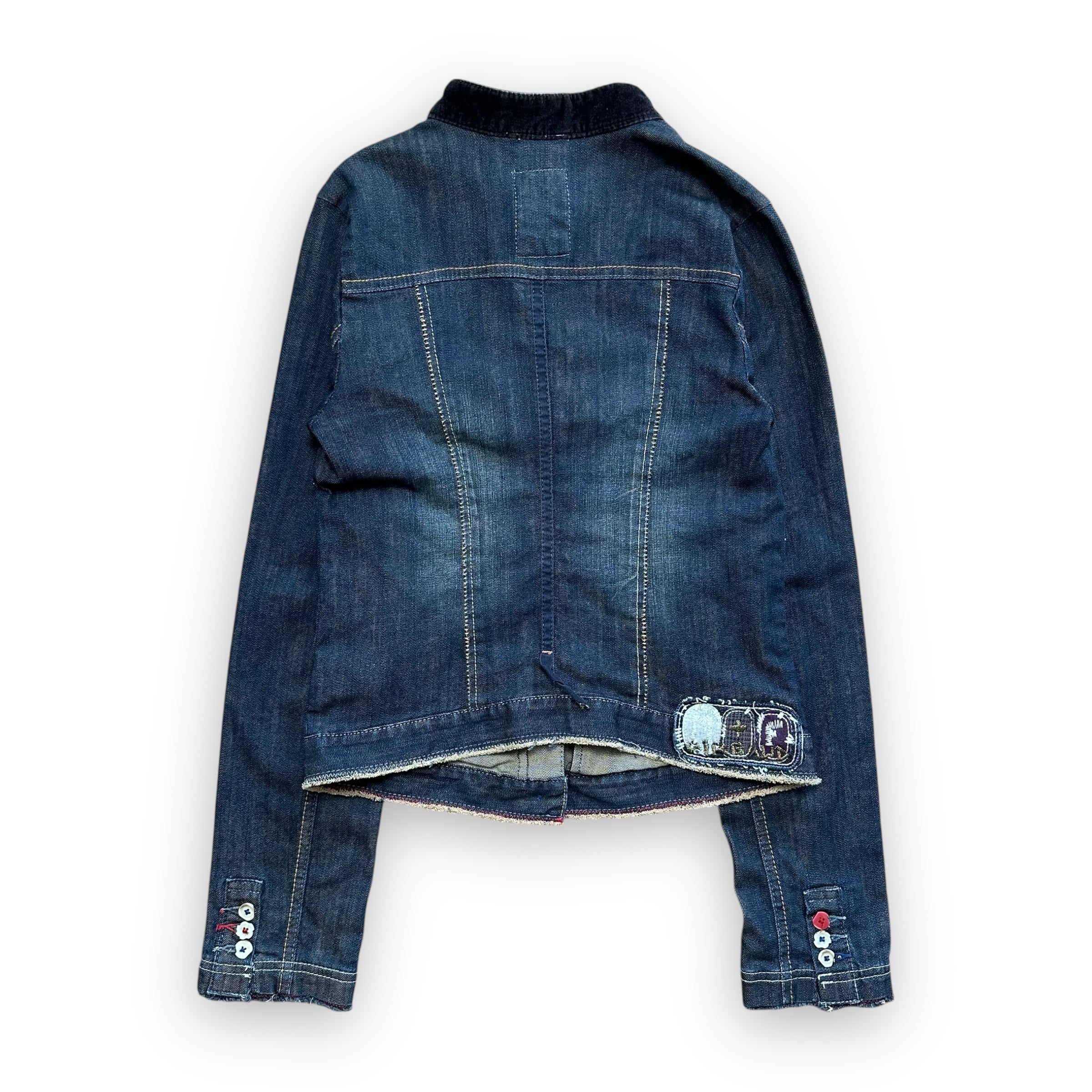 Jacket Marithe + Francois Girbaud Denim Flower