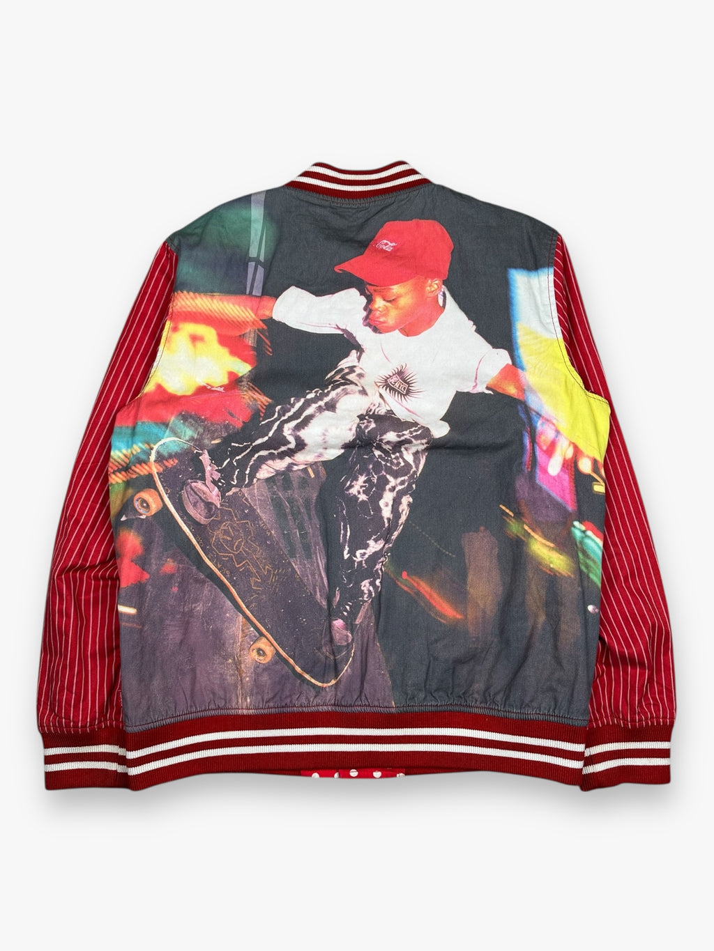 Supreme Comme des Garcons SHIRT Reversible Bomber Jacket Harold Hunter Red SS14
