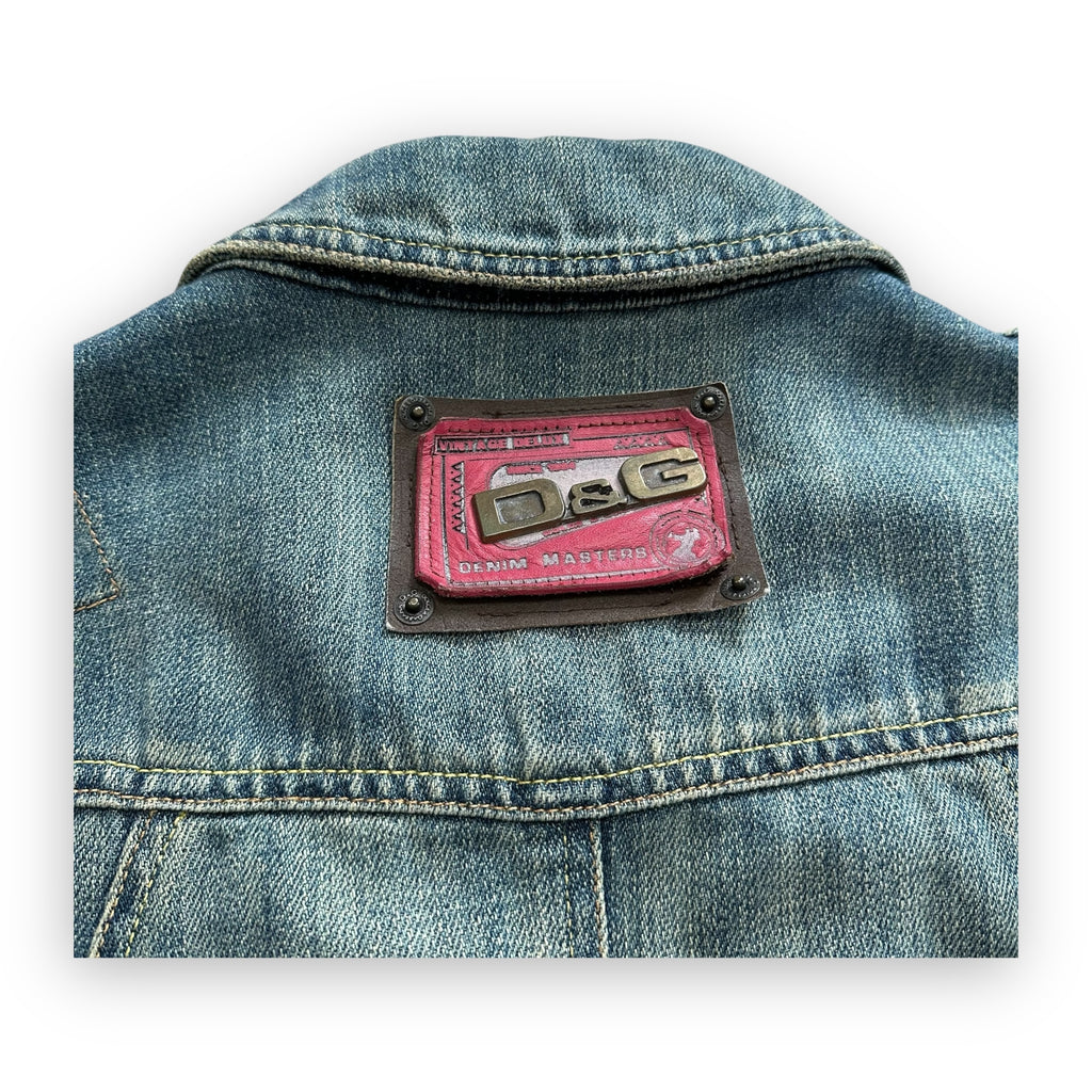Jacket Dolce & Gabbana Denim Multi Pocket Zip