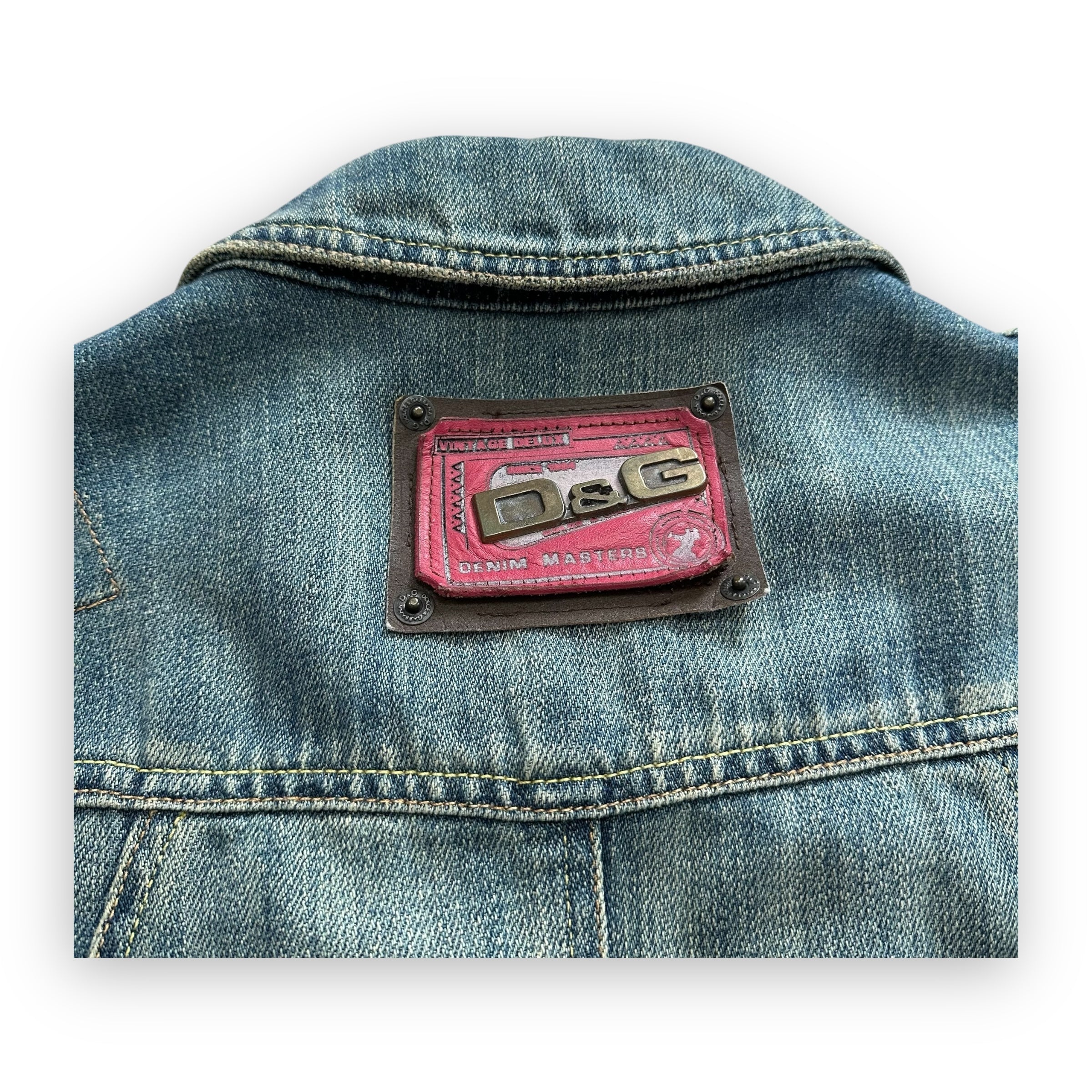 Jacket Dolce & Gabbana Denim Multi Pocket Zip