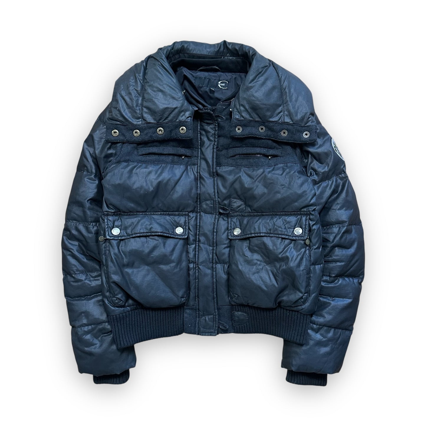 Puffer Jacket Roberto Cavalli Black vintage (M)