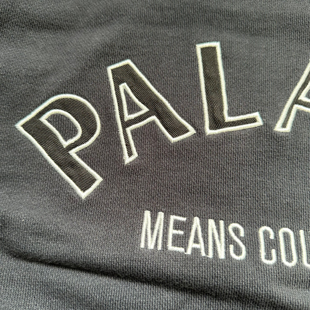 Sweatshirt Crewneck Palace Couture Dark Grey SS18